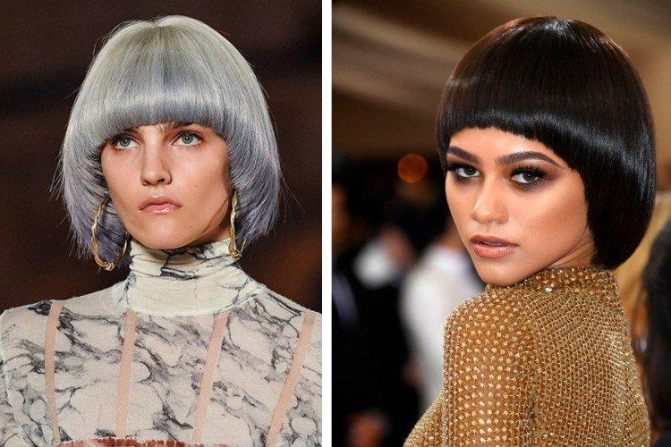 Page sur les cheveux raides