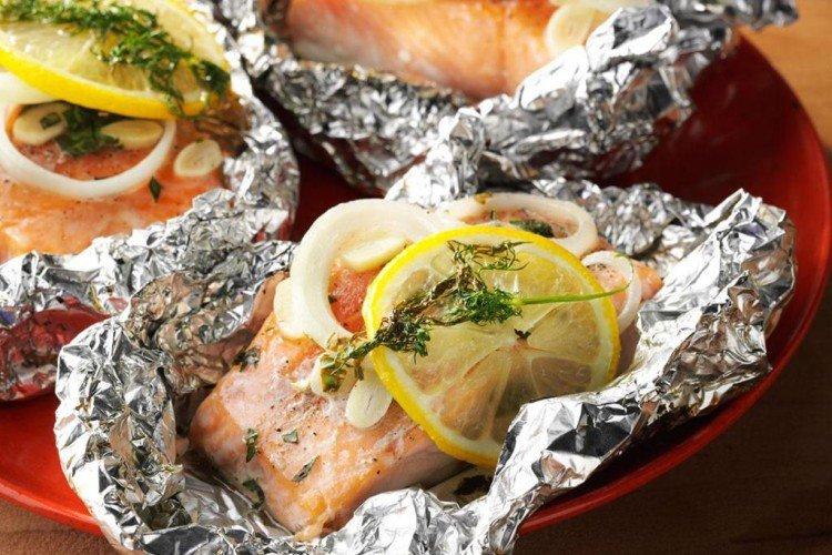 Poisson au citron au four