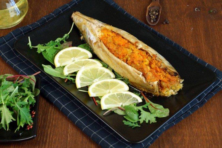 Poisson aux oignons et carottes en papillote