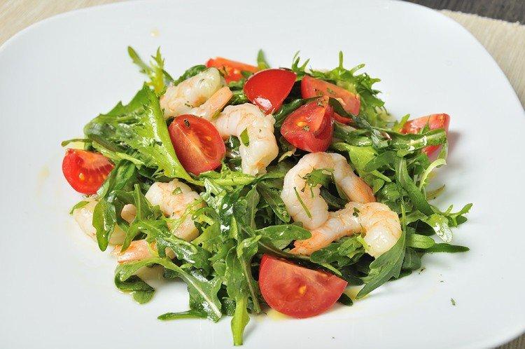 Salade De Crevettes Légère