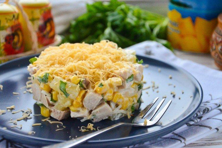 Salade de maïs et ananas