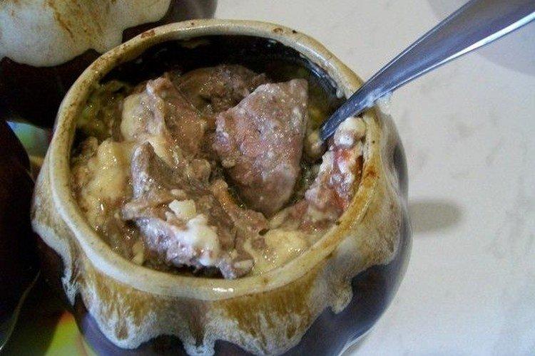 Foie à la crème en pots