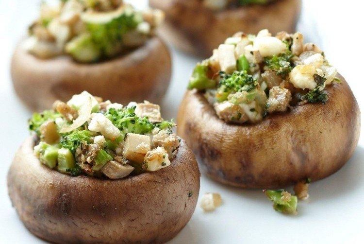 Champignons maigres farcis