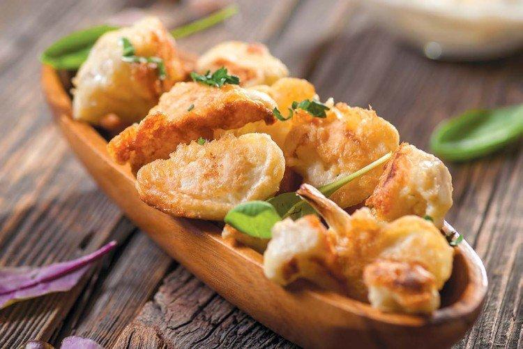 Chou-fleur en pâte au four