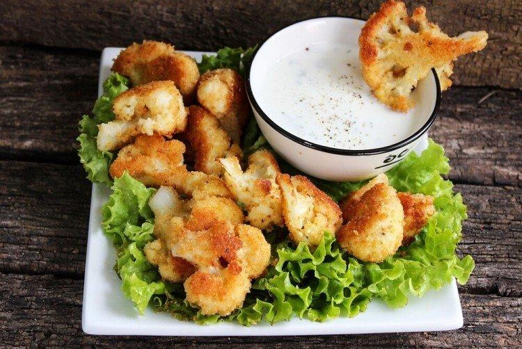 Chou-fleur en pâte aux noix