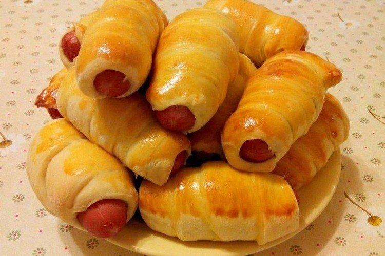 Saucisses à la pâte de farine de maïs