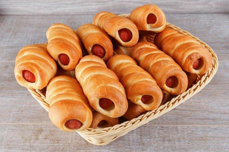 Saucisses à la pâte de caillé