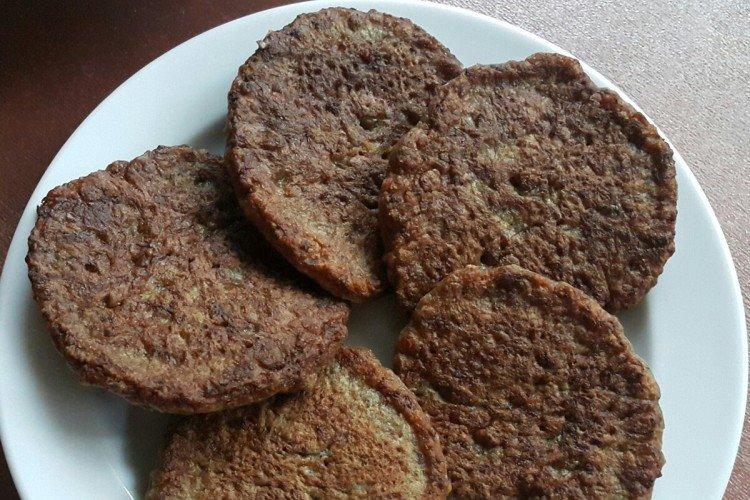 Crêpes au foie avec flocons d'avoine