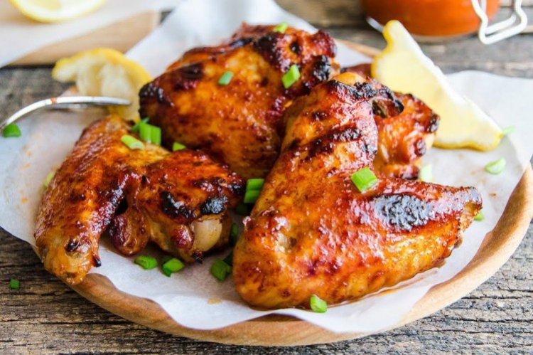 Ailes de poulet à l'orange