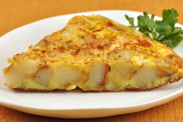 Omelette aux pommes de terre