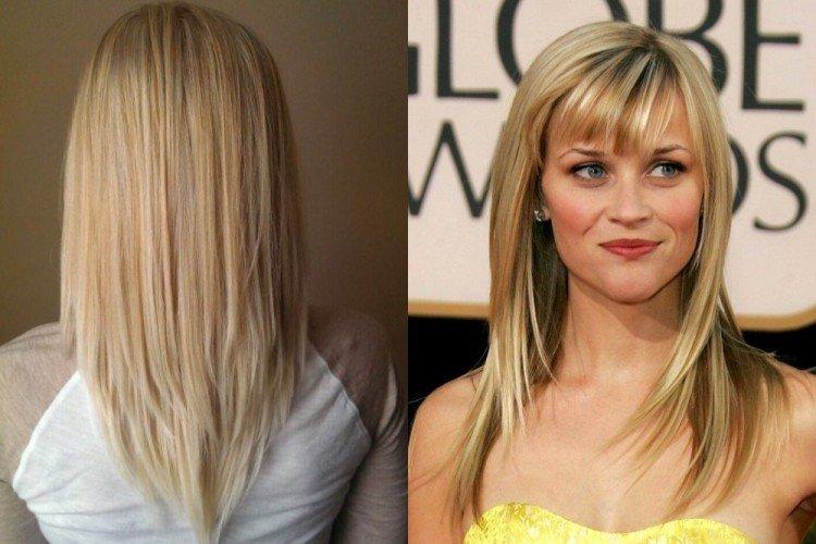 Queue de renard avec une frange allongée