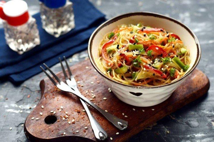 Funchose maigre aux légumes