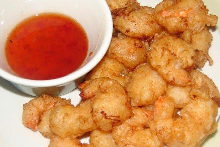 Crevettes en pâte maigre