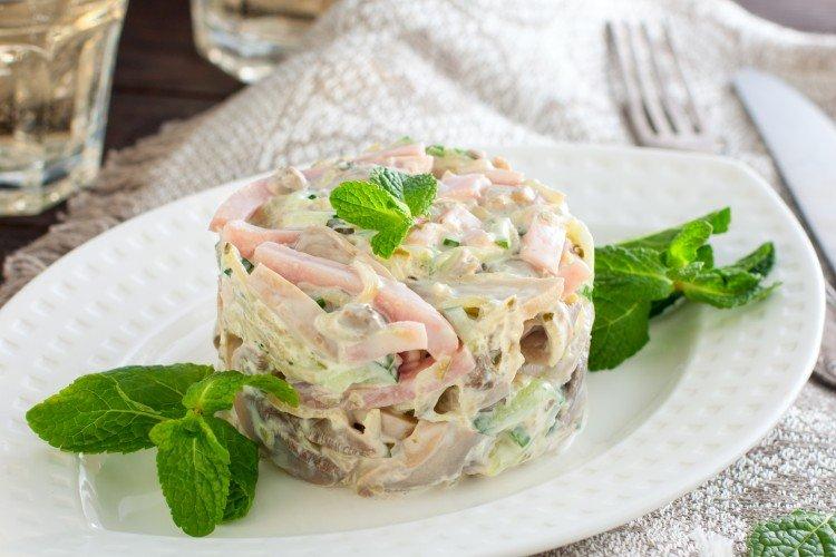 Salade de jambon et fromage cottage