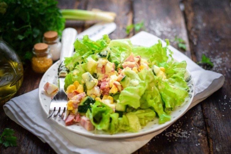Salade de jambon et feta