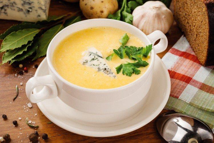 Soupe au fromage à la crème