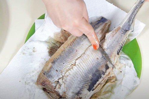 Forshmak avec hareng et pomme