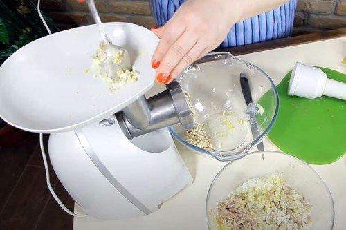 Forshmak avec hareng et pomme