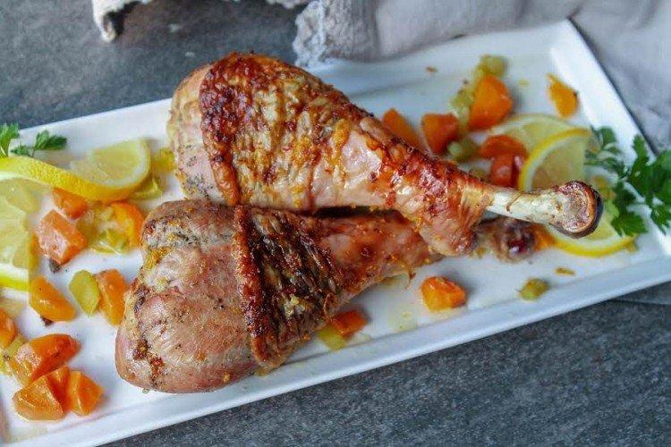 Pilon de dinde en marinade citron-soja
