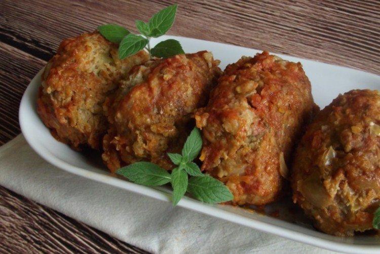 Rouleaux de chou paresseux aux champignons