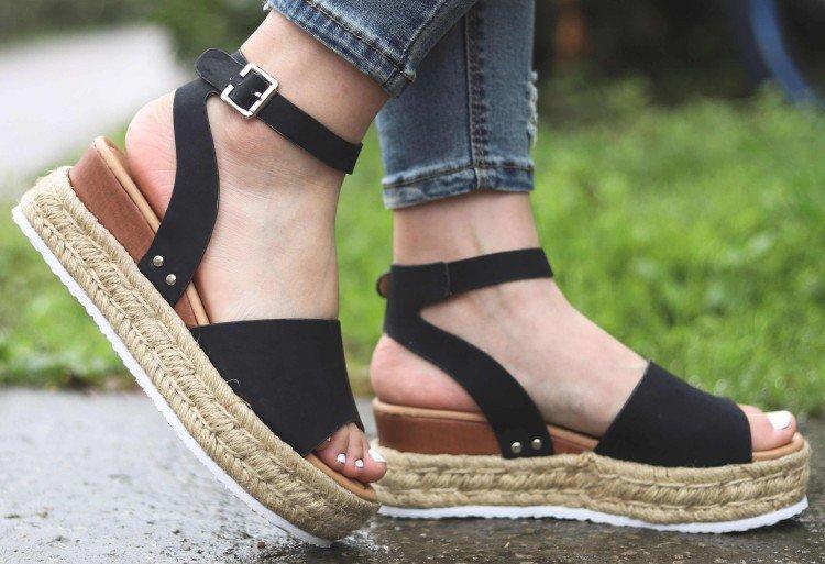 Sandales tressées