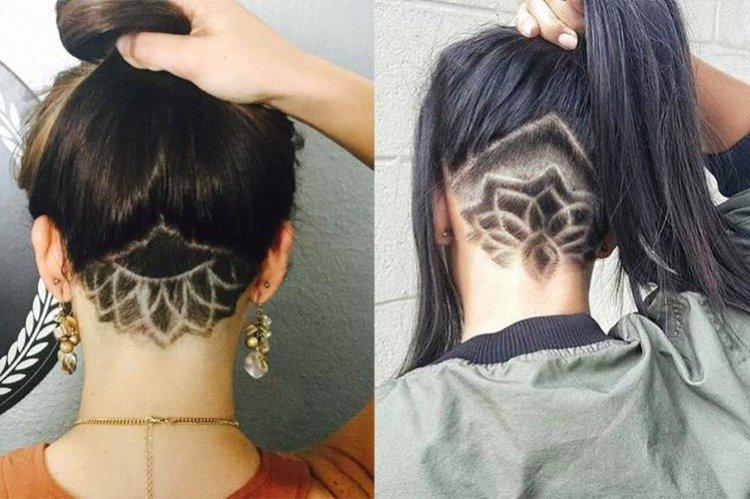 Coupe de cheveux avec coupe