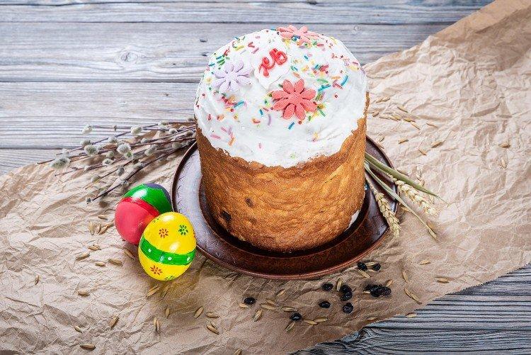 Gâteau de Pâques sur pâte à choux