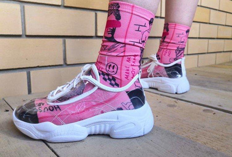 Baskets transparentes