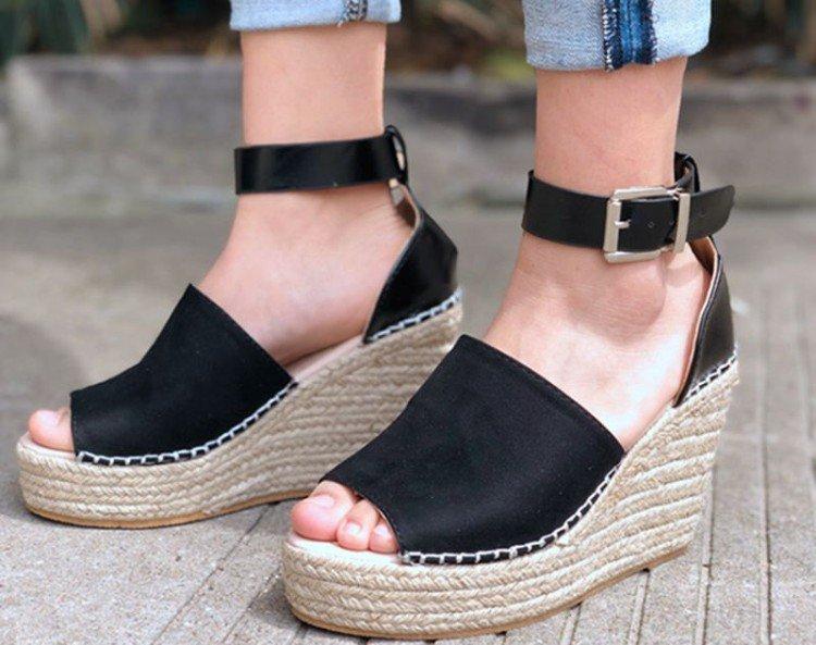 Chaussures à semelles compensées