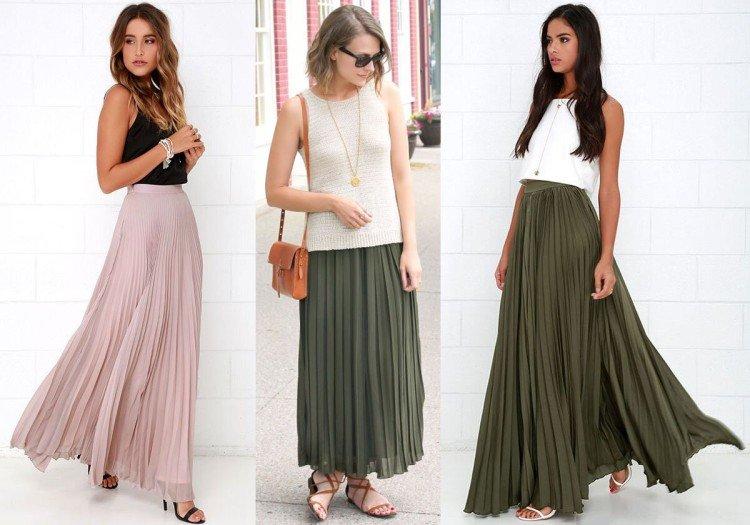 Que porter avec une jupe plissée - photos et idées