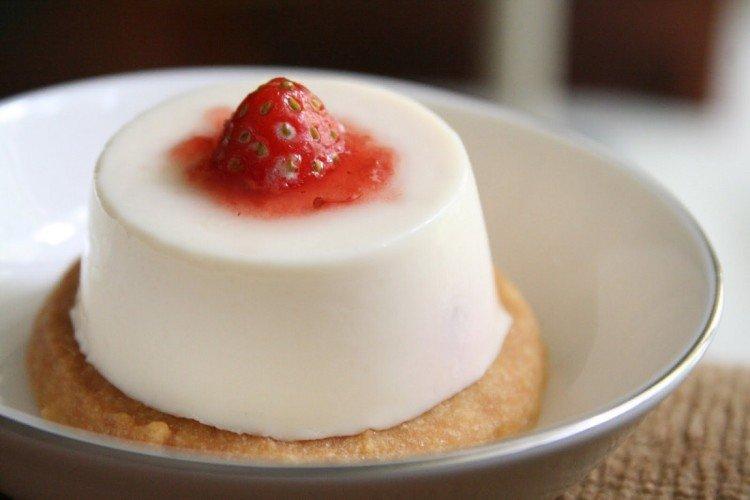 Panna cotta au lait concentré