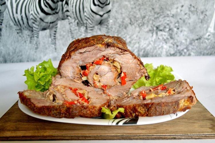 Rouleau de porc au poivre