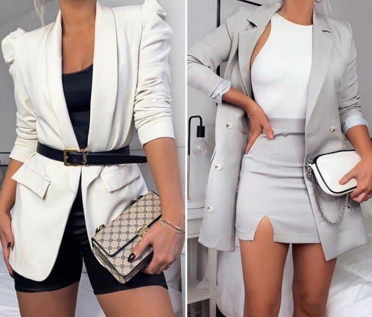 Blazers pour femmes à la mode 2021 - photos et idées