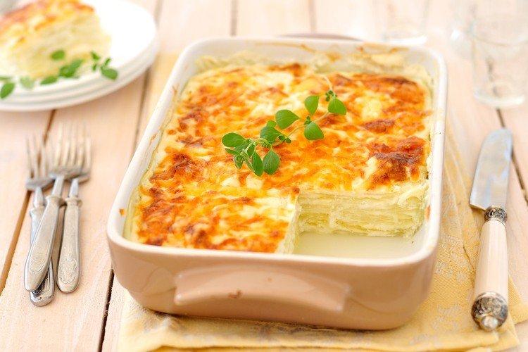 Casserole de pommes de terre aux courgettes