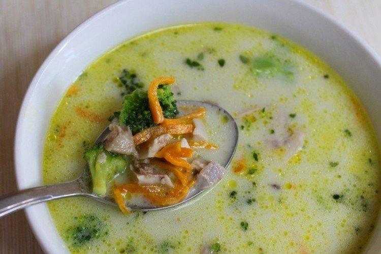 Soupe de boeuf aux brocolis