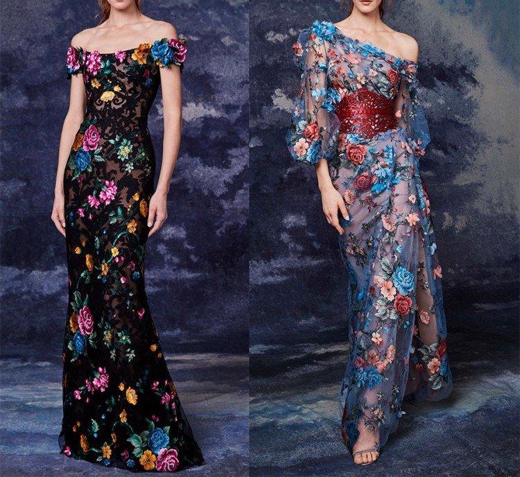 Robes de soirée à imprimés