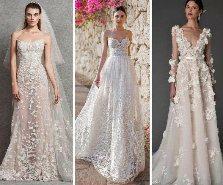 Robes de mariée à la mode 2021 - photos et idées