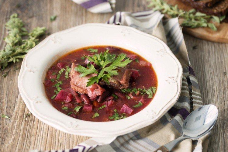 Soupe froide de porc