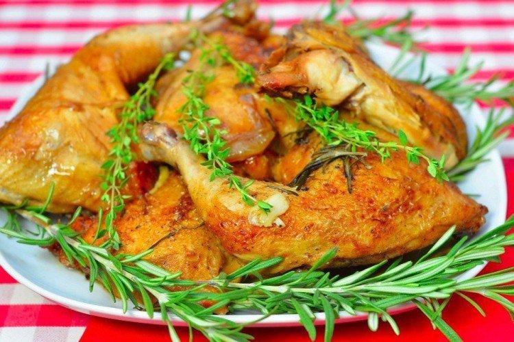 Cuisses de poulet au vin