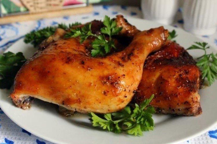 Cuisses de poulet dans la manche