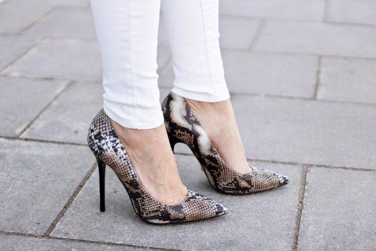 Chaussures à imprimé animal