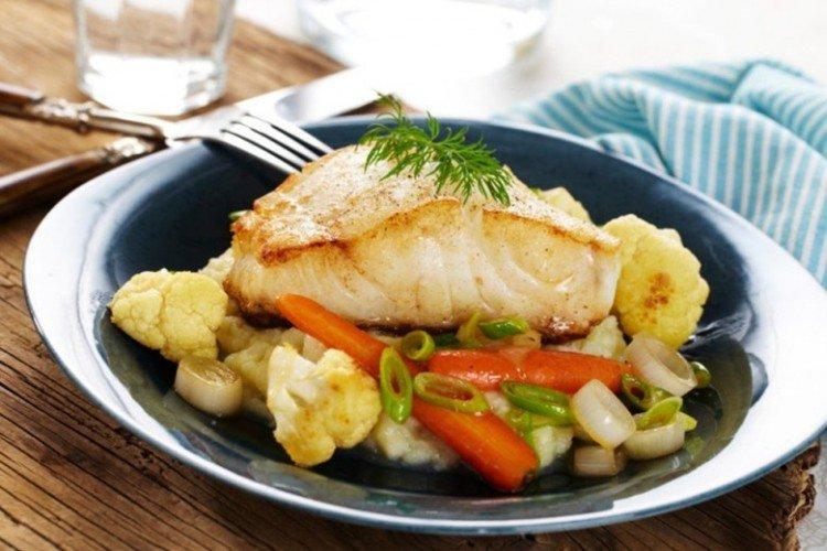 Poisson au chou-fleur