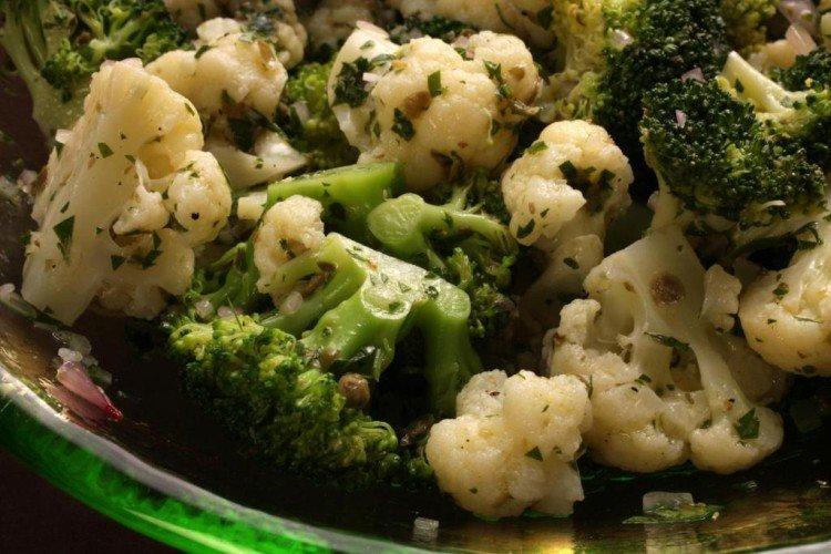 Salade de chou-fleur et brocoli