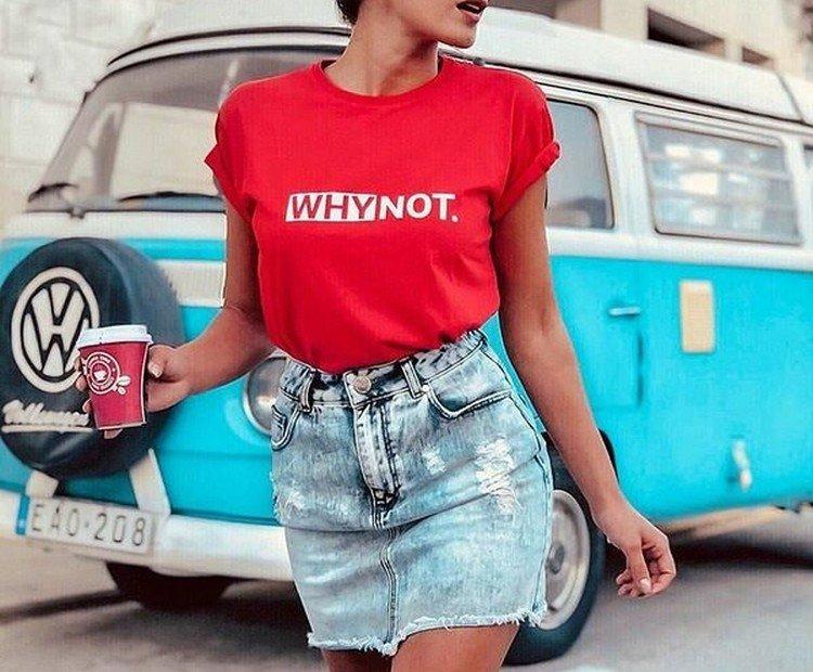 T-shirts pour femmes à la mode 2021 - photo