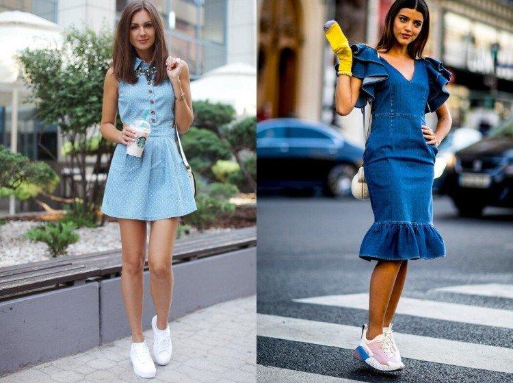 Habillez-vous avec des baskets ou des baskets - photo