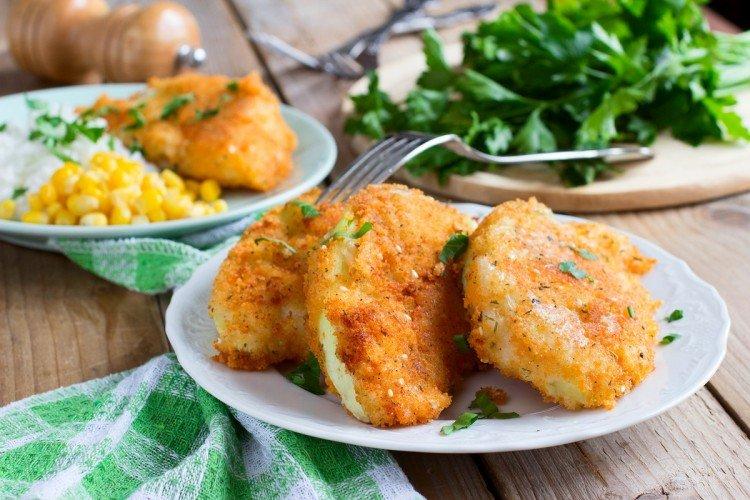 Escalopes de chou en pâte
