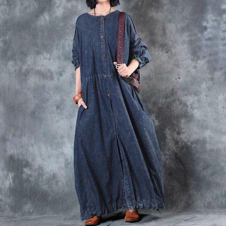 robes en jean bohème