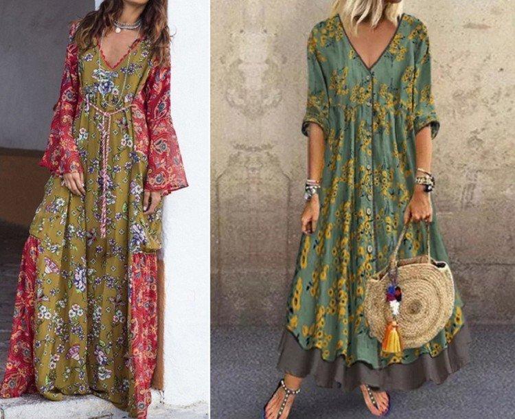 Robes de style bohème - photos et idées