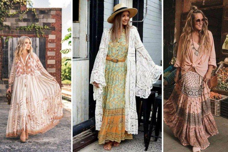 Style bohème dans les vêtements - photos et looks