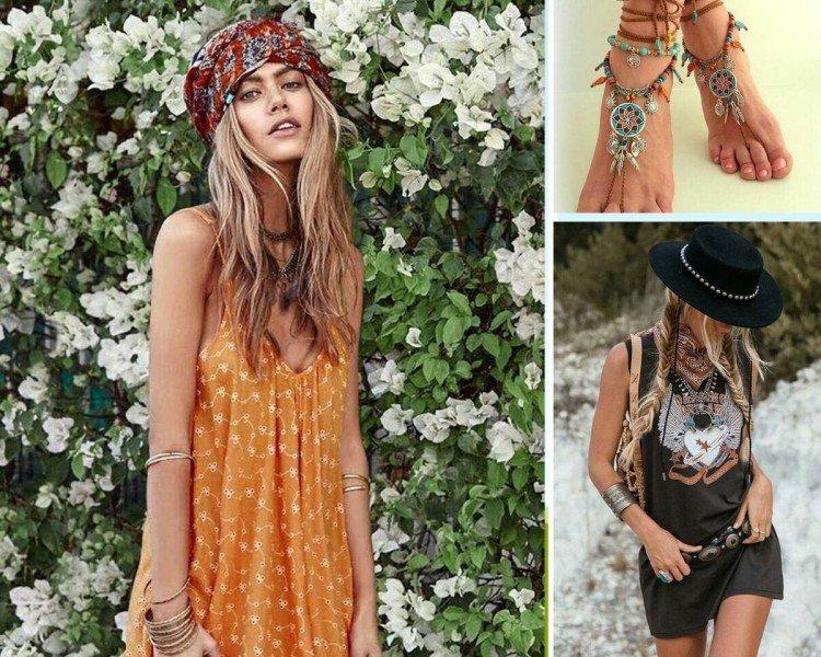 Style bohème dans les vêtements - photos et looks